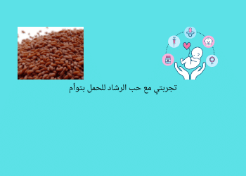 حب الرشاد للحمل بتوأم
